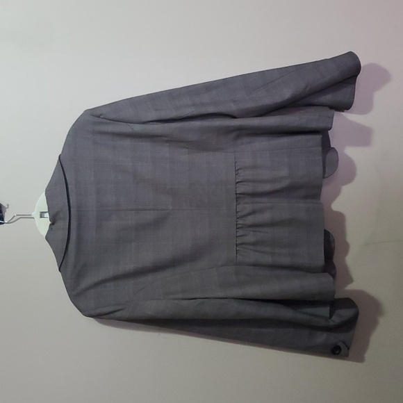 Cleo Classic Brown Plaid Suit Size 18 - Picture 5 of 9